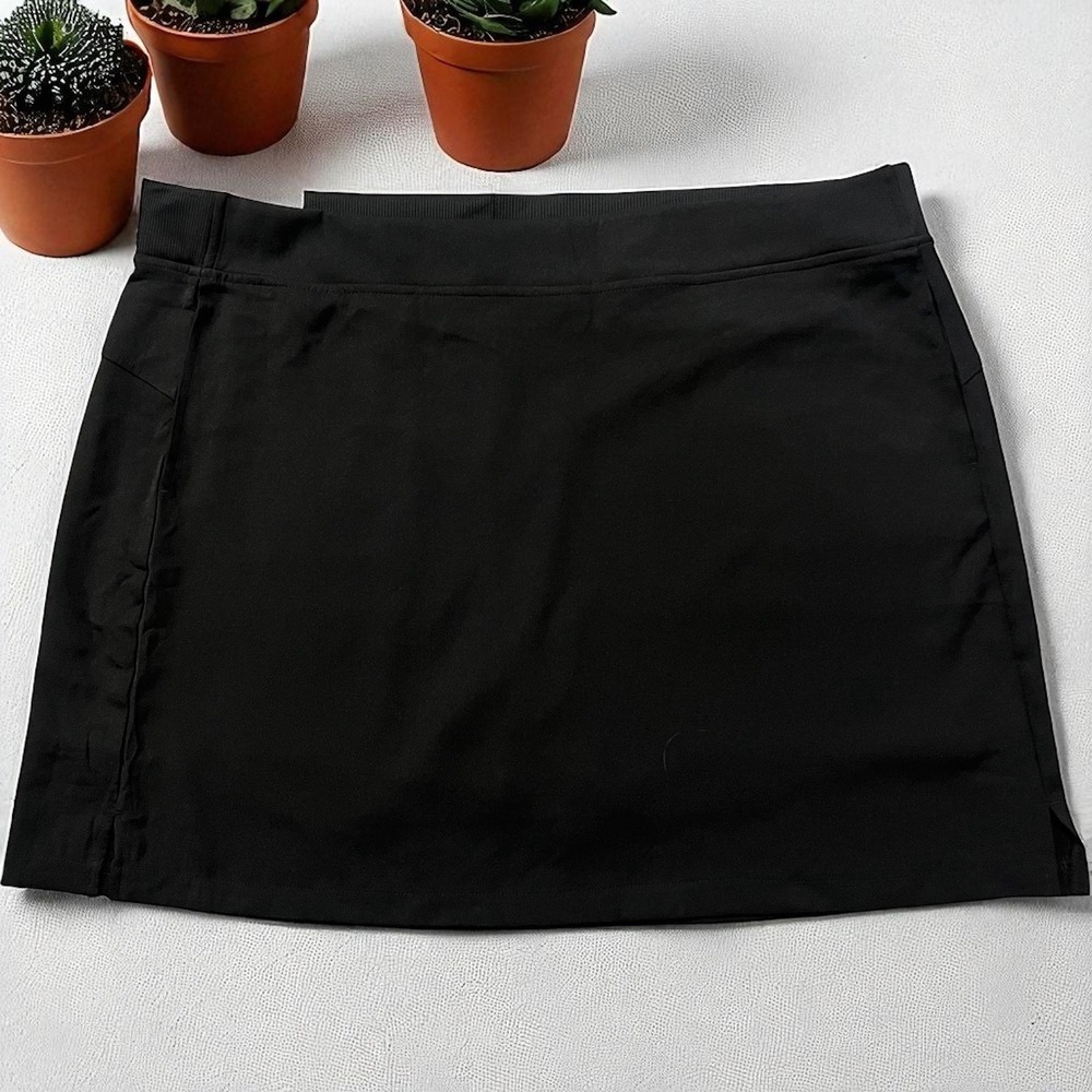 32 Degrees Cool Skort XX-Large Black Athletic Golf Tennis‎ Skirt